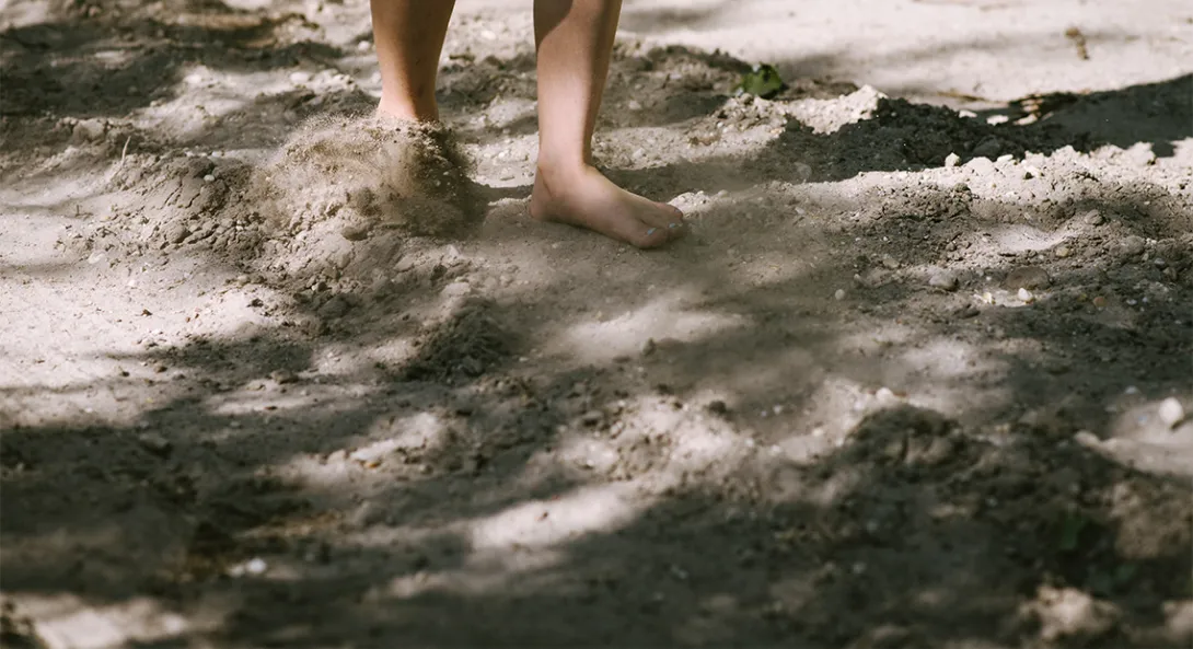 Füße im Sand